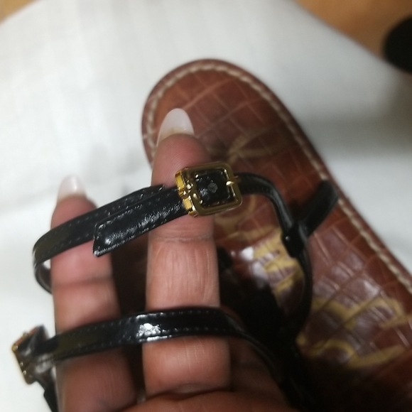 Sam Edelman black sandals  Sz 8 - Picture 4 of 5